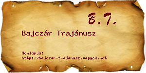 Bajczár Trajánusz névjegykártya